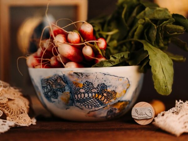 Grand bol ramen dentelle - Collection burano