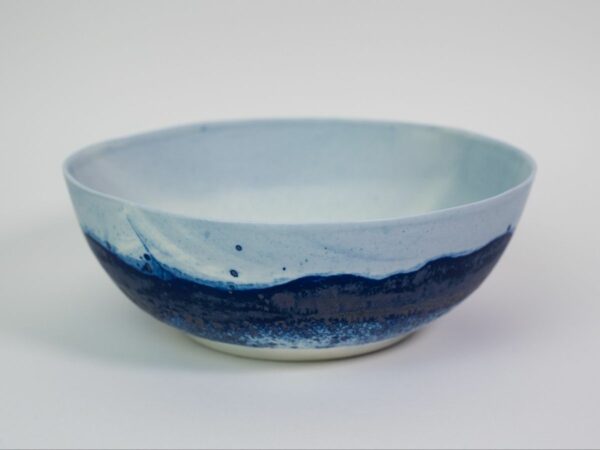 Saladier collection ligne bleue