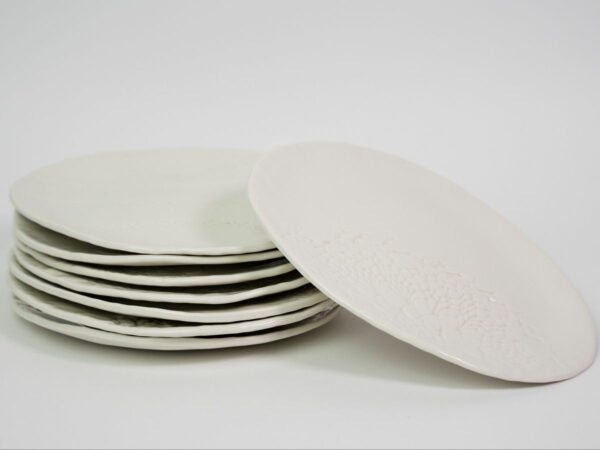 Soucoupe blanche - Collection dentelle