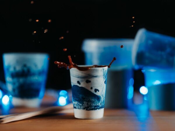 Tasse double expresso - Collection ligne bleue