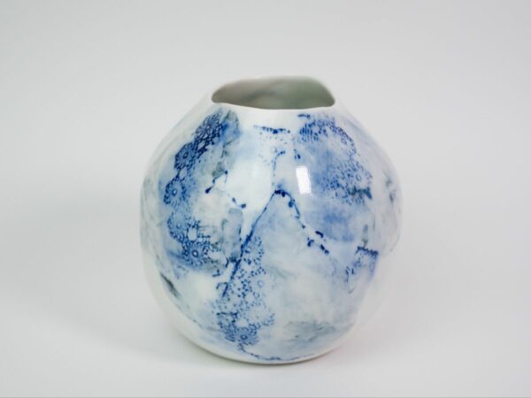 Vase boule dentelle colorée - Collection burano – Image 3