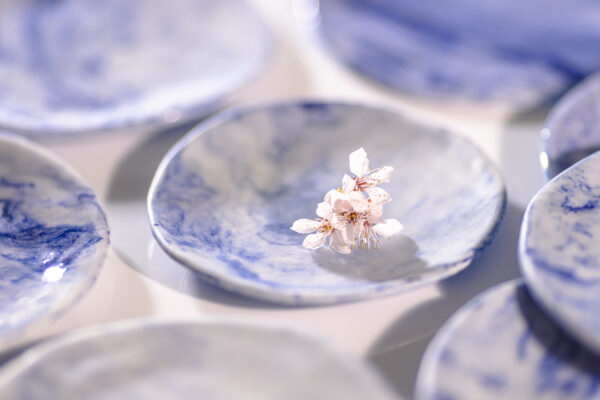 Soucoupe collection ligne Bleue – Image 2