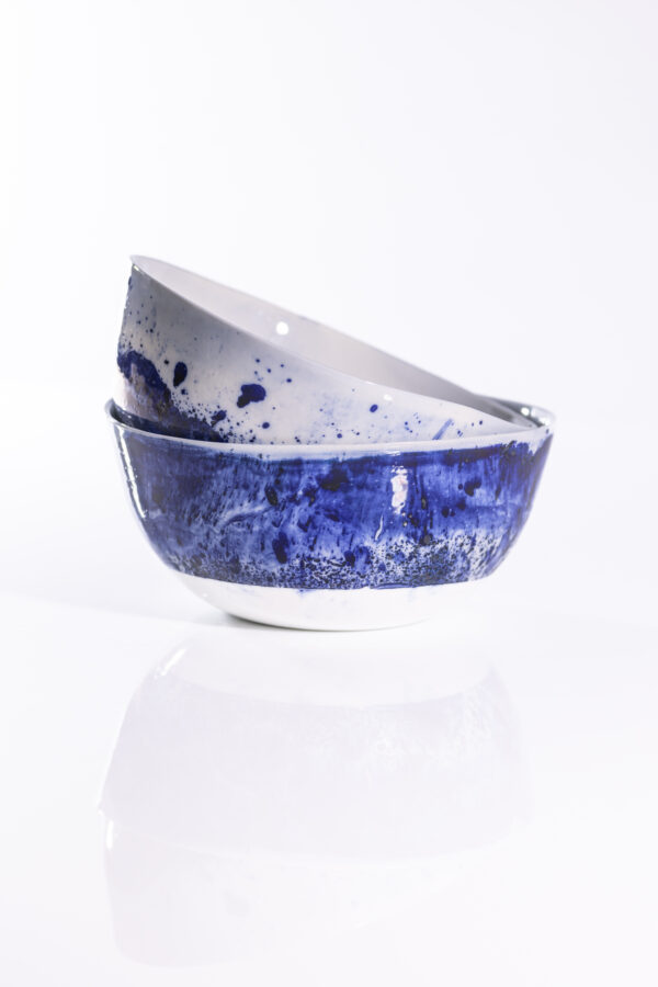 Grand Bol à Ramen - Collection ligne Bleue